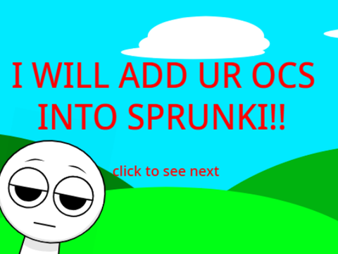 [OPEN] ¡¡¡intentaré añadir tus ocs a sprunki!!!